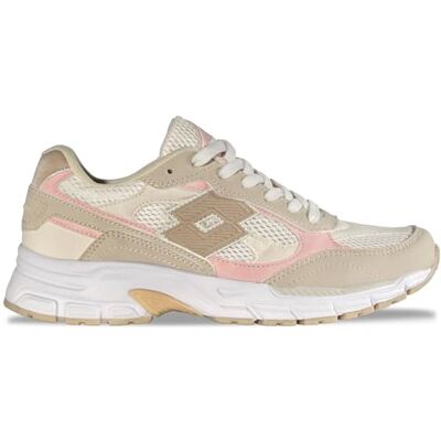 Lotto Flowtiv Baskets unisexes, sable/rose, 36 EU Lotto Flowtiv Baskets unisexes, sable/rose, 36 EU