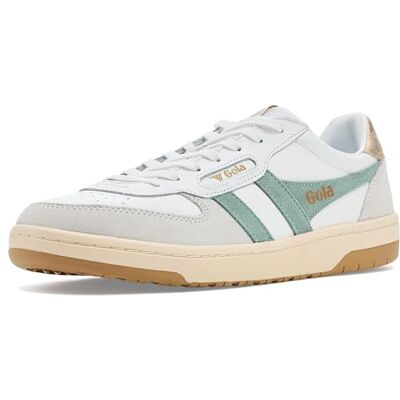 Gola Hawk CLB336WR Baskets, White Green Mist Gold, 37 EU Gola Hawk CLB336WR Baskets, White Green Mist Gold, 37 EU