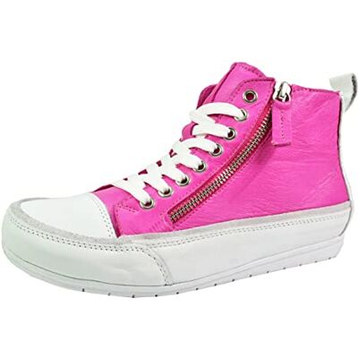 Andrea Conti Femme Damen Sneaker Basket, Fuchsia Weiß, 38 EU Andrea Conti Femme Damen Sneaker Basket, Fuchsia Weiß, 38 EU