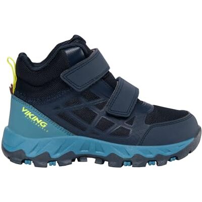 Viking Mixte Enfant Track Mid Wp 2v Chaussures De Marche, Navy Demin, 37 EU Viking Mixte Enfant Track Mid Wp 2v Chaussures De Marche, Navy Demin, 37 EU