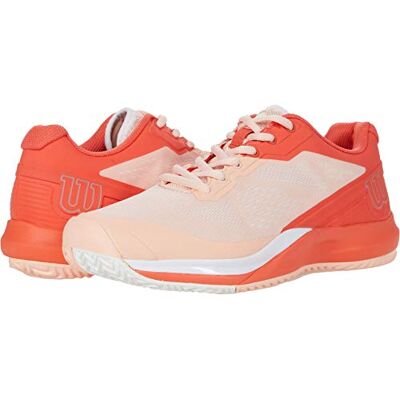 Wilson Rush Pro Chaussures de tennis pour femme 3,5 W, rouge, beige, blanc, 37.5 EU Wilson Rush Pro Chaussures de tennis pour femme 3,5 W, rouge, beige, blanc, 37.5 EU
