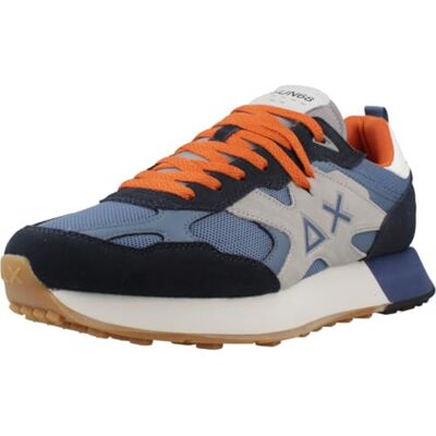 SUN68 Z45116 Jaki Outdoor Avio Foncé Chaussures de Sport pour Hommes Nubuck et Tissu SUN68 Z45116 Jaki Outdoor Avio Foncé Chaussures de Sport pour Hommes Nubuck et Tissu