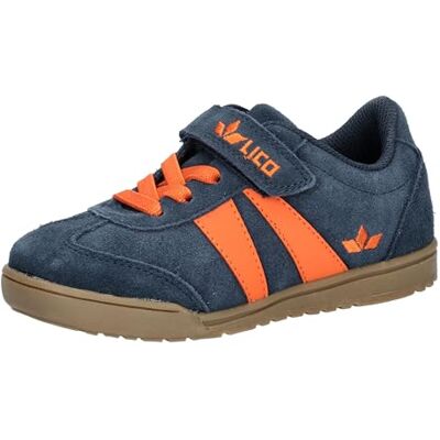 Lico Easley VS Baskets unisexes pour enfant, bleu marine/orange, taille 29 EU Lico Easley VS Baskets unisexes pour enfant, bleu marine/orange, taille 29 EU