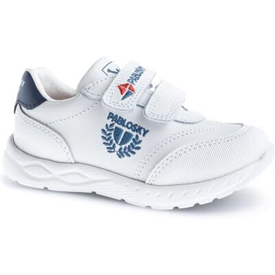 Pablosky 296902, Sneaker unisexe pour enfants, blanc, 23 EU Pablosky 296902, Sneaker unisexe pour enfants, blanc, 23 EU