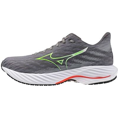 Mizuno Wave Rider 28 Chaussures de course pour homme, Tradewinds Green Gecko, 45 EU Mizuno Wave Rider 28 Chaussures de course pour homme, Tradewinds Green Gecko, 45 EU