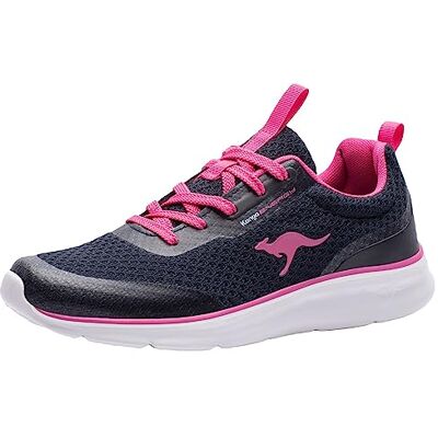 KangaROOS Baskets Kj-dyna pour femme, Bleu marine foncé Fandango rose 4294., 40 EU KangaROOS Baskets Kj-dyna pour femme, Bleu marine foncé Fandango rose 4294., 40 EU