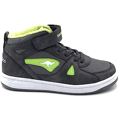 KangaROOS K-cp Kalley II Ev Baskets unisexes, Gris acier/citron vert, 39 EU KangaROOS K-cp Kalley II Ev Baskets unisexes, Gris acier/citron vert, 39 EU