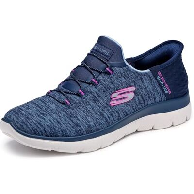 Skechers Summits Dazzling Haze - Baskets à enfiler Bleues Skechers Summits Dazzling Haze - Baskets à enfiler Bleues