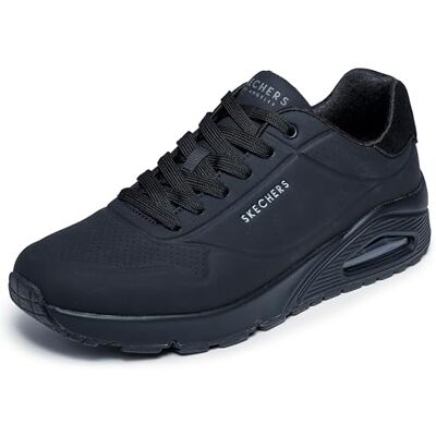 Skechers Baskets Uno Tailored Air Pour homme, noir b, 43 EU Chaussures de loisirs, mousse à mémoire de forme refroidie par air, Skech-Air, chaussures à lacets Skechers Baskets Uno Tailored Air Pour homme, noir b, 43 EU Chaussures de loisirs, mousse à mémoire de forme refroidie par air, Skech-Air, chaussures à lacets