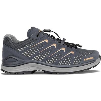 LOWA MEADOW GTX LO SL Ws Chaussures de randonnée pour femme, Steel Blue Peach, 43.5 EU LOWA MEADOW GTX LO SL Ws Chaussures de randonnée pour femme, Steel Blue Peach, 43.5 EU
