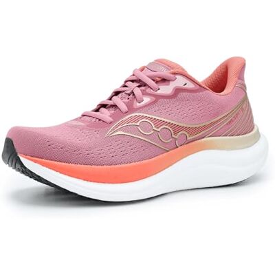 Saucony Triumph 23 SneakerFemme, Mauve Noir, 38.5 EU Saucony Triumph 23 SneakerFemme, Mauve Noir, 38.5 EU