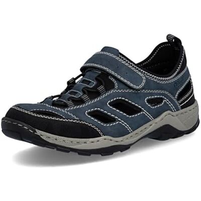 Rieker Baskets basses pour homme 08063, Bleu Combi 14., 45 EU Rieker Baskets basses pour homme 08063, Bleu Combi 14., 45 EU
