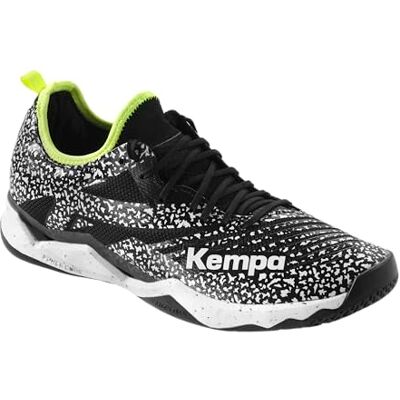 Kempa Chaussures de handball Wing Lite 2.0 unisexes, Noir fluo jaune, 40.5 EU Kempa Chaussures de handball Wing Lite 2.0 unisexes, Noir fluo jaune, 40.5 EU