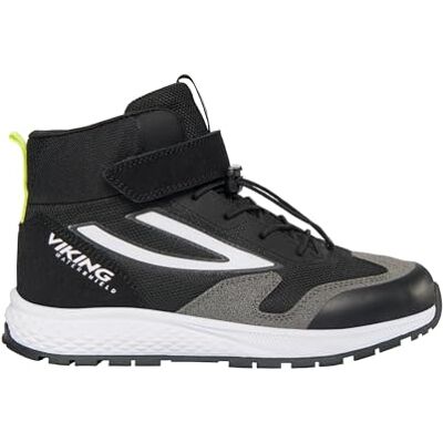 Viking Chaussures de marche Century Mid Wp 1v Sl unisexes pour enfant, Noir/citron vert, 40 EU Viking Chaussures de marche Century Mid Wp 1v Sl unisexes pour enfant, Noir/citron vert, 40 EU