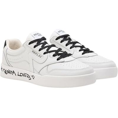 Replay Baskets Oyzone W Live pour femme, 062 White Black., 35 EU Replay Baskets Oyzone W Live pour femme, 062 White Black., 35 EU