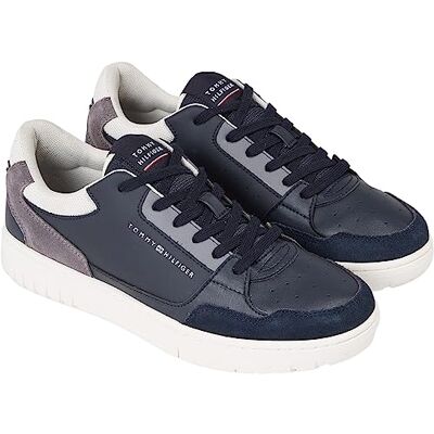 Tommy Hilfiger Baskets Th Basket Core RWB Fm0fm04730 Cupsole pour homme, Bleu ciel désert, 41 EU Tommy Hilfiger Baskets Th Basket Core RWB Fm0fm04730 Cupsole pour homme, Bleu ciel désert, 41 EU