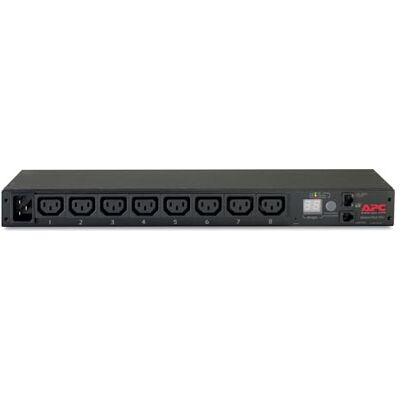APC Bandeau de prises AP7821B Distribution d'alimentation (avec compteur, 1U, 208/230 V, 8 Sorties C13; IEC C20) APC Bandeau de prises AP7821B Distribution d'alimentation (avec compteur, 1U, 208/230 V, 8 Sorties C13; IEC C20)