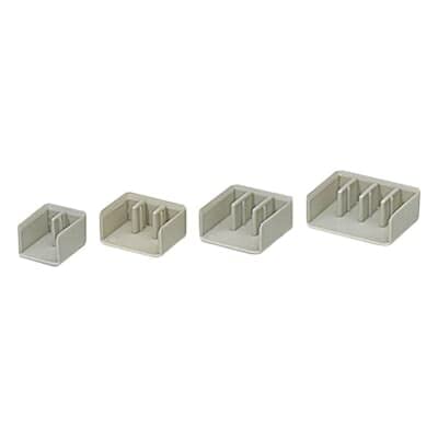 ABB Lot de 10 couvercles pour barres de toit biphasées ABB Lot de 10 couvercles pour barres de toit biphasées