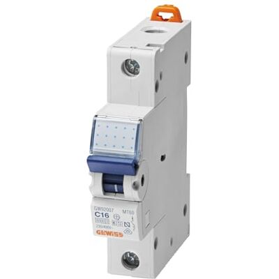 Gewiss MT100 Schalter LS B25 A 1p 10 kA 1te Gewiss MT100 Schalter LS B25 A 1p 10 kA 1te