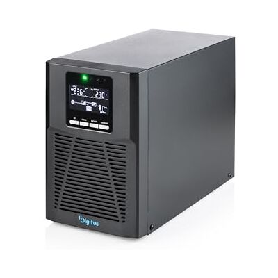 Digitus Alimentation sans coupure – Système UPS en ligne – 1 kVA 1 kW – 4 prises IEC C13 – Facteur de puissance 1,0 – Logiciel UPS – Ports RS232, RJ45 et USB – Tour – Onduleur – Noir Digitus Alimentation sans coupure – Système UPS en ligne – 1 kVA 1 kW – 4 prises IEC C13 – Facteur de puissance 1,0 – Logiciel UPS – Ports RS232, RJ45 et USB – Tour – Onduleur – Noir