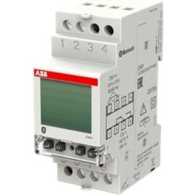 ABB Programmateur hebdomadaire 1 canal Bluetooth DW 1 Blanc ABB Programmateur hebdomadaire 1 canal Bluetooth DW 1 Blanc
