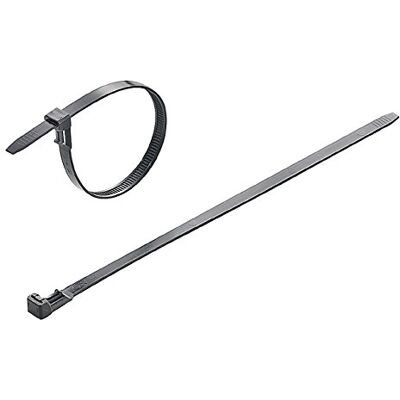 Weidmüller Lot de 100 serre-câbles industriels (L x l x H) 200 x 7,5 x 220 mm CB-R 200/7,5 Noir Weidmüller Lot de 100 serre-câbles industriels (L x l x H) 200 x 7,5 x 220 mm CB-R 200/7,5 Noir