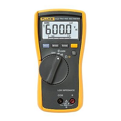 Fluke 113 Multimètre numérique LCD, 6000 points CAT III 600 V Fluke 113 Multimètre numérique LCD, 6000 points CAT III 600 V