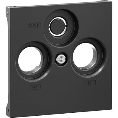 Legrand , Seano 765456 Couvercle TV-R-SAT pour les produits tiers Axing, Triax, Wisi, Hirschmann et Astro, couleur : anthracite laqué Legrand , Seano 765456 Couvercle TV-R-SAT pour les produits tiers Axing, Triax, Wisi, Hirschmann et Astro, couleur : anthracite laqué