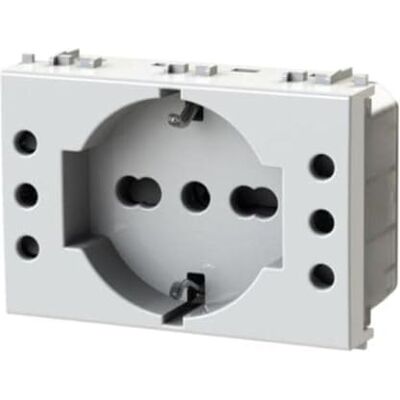 Tecnomat SerieP Prise Électrique Blanche Multistandard - Prise électrique Tecnomat SerieP Prise Électrique Blanche Multistandard - Prise électrique