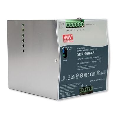 MEAN WELL Alimentation Rail DIN SDR-960-48 20 A 960 W 1 x MEAN WELL Alimentation Rail DIN SDR-960-48 20 A 960 W 1 x
