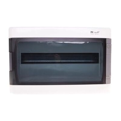 ELEKTRO-PLAST Boîte de fusibles IP65 pour montage en saillie en saillie pour pièces humides GALANT+ 18 PLE 1 rangée ELEKTRO-PLAST Boîte de fusibles IP65 pour montage en saillie en saillie pour pièces humides GALANT+ 18 PLE 1 rangée