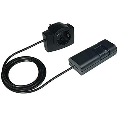 Ehmann 2120 x 0709 T21.07 Variateur à fil avec fiche intermédiaire, Plug & Play, coupure de phase, 230 V, 50 Hz, puissance : LED 3-35 W, 7-110 W/VA Ehmann 2120 x 0709 T21.07 Variateur à fil avec fiche intermédiaire, Plug & Play, coupure de phase, 230 V, 50 Hz, puissance : LED 3-35 W, 7-110 W/VA