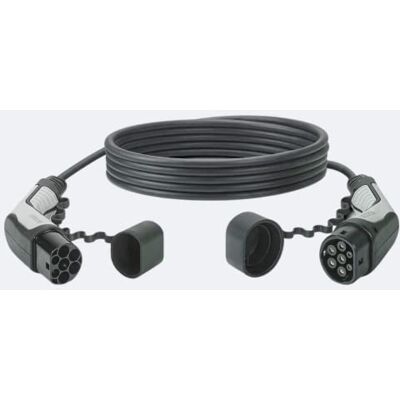 Phoenix Excellent câble de charge TYPE 2 TYPE 2 (Mennekes) 32A Triphasé Longueur: 7m 22 kW + compris un sac de transport compact Phoenix Excellent câble de charge TYPE 2 TYPE 2 (Mennekes) 32A Triphasé Longueur: 7m 22 kW + compris un sac de transport compact