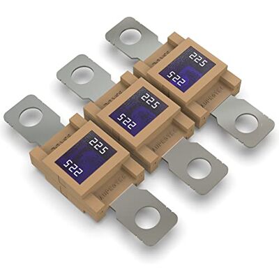 AUPROTEC Fusible Mega à Courant élévé/Verrouillage à vis 80-500A Choix : 225A ampères, Marron, 3 pièces AUPROTEC Fusible Mega à Courant élévé/Verrouillage à vis 80-500A Choix : 225A ampères, Marron, 3 pièces