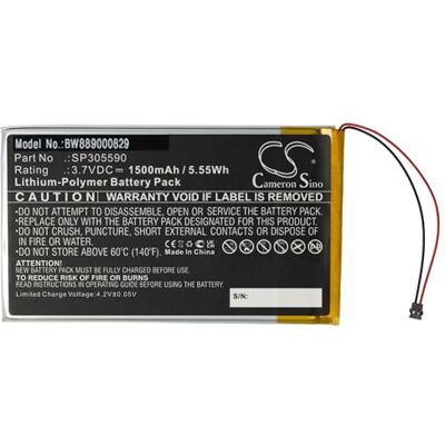 vhbw Batterie Remplacement pour Kobo SP305590 pour liseuse e-book reader (1500mAh, 3,7V, Li-polymère) vhbw Batterie Remplacement pour Kobo SP305590 pour liseuse e-book reader (1500mAh, 3,7V, Li-polymère)