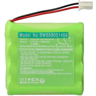 vhbw Batterie Compatible avec BMW Série 4 (F32), (F33), (F36), (F82), (F83) transmetteur de localisation d'urgence (900mAh, 4,8V, NiMH) vhbw Batterie Compatible avec BMW Série 4 (F32), (F33), (F36), (F82), (F83) transmetteur de localisation d'urgence (900mAh, 4,8V, NiMH)