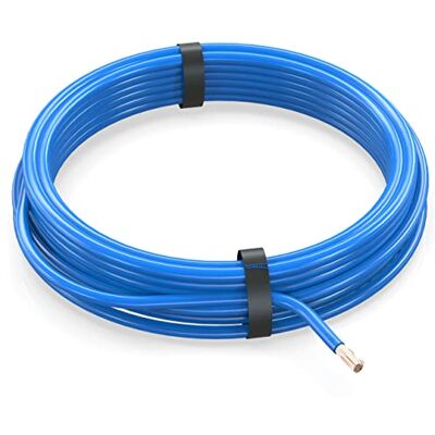 AUPROTEC Câble unipolaire 2,5 mm² FLRY-B Fil Électrique en Anneau: 5m, Bleu AUPROTEC Câble unipolaire 2,5 mm² FLRY-B Fil Électrique en Anneau: 5m, Bleu