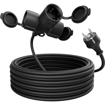 greate Rallonge 3 prises 10 mètres d'extérieur Étanche IP44-3 prises Multiprise Rallonge extérieure 10 m 3500 W Rallonge extérieure étanche greate Rallonge 3 prises 10 mètres d'extérieur Étanche IP44-3 prises Multiprise Rallonge extérieure 10 m 3500 W Rallonge extérieure étanche