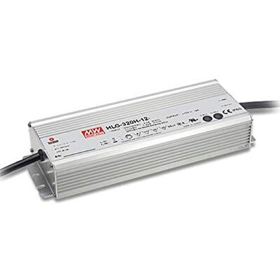 MEAN WELL Bloc d'alimentation à découpage LED Câble d'entrée et de sortie 12 V 22 A 264 W HLG-320H-12 Gris MEAN WELL Bloc d'alimentation à découpage LED Câble d'entrée et de sortie 12 V 22 A 264 W HLG-320H-12 Gris