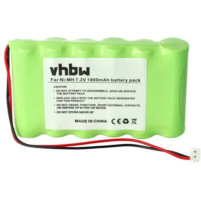 vhbw Batterie de rechange pour Compex 032002690 pour technologie médicale (1800 mAh, 7,2 V, NiMH) vhbw Batterie de rechange pour Compex 032002690 pour technologie médicale (1800 mAh, 7,2 V, NiMH)