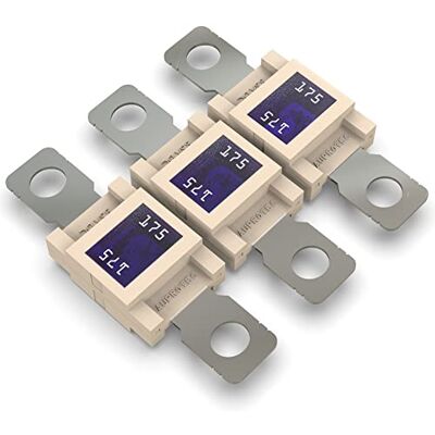 AUPROTEC Fusible Mega à courant élévé/verrouillage à vis 80-500A choix : 175A ampères, blanc, 3 pièces AUPROTEC Fusible Mega à courant élévé/verrouillage à vis 80-500A choix : 175A ampères, blanc, 3 pièces