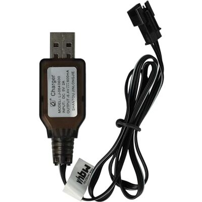 vhbw Câble de charge USB pour batteries RC avec connecteur SM-3P, 60 cm, 6,4 V vhbw Câble de charge USB pour batteries RC avec connecteur SM-3P, 60 cm, 6,4 V