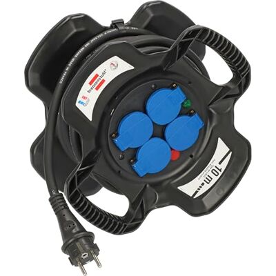 Enrouleur de câble Brennenstuhl - Compact 10m - 4 Prises - IP44 - Extérieur Enrouleur de câble Brennenstuhl - Compact 10m - 4 Prises - IP44 - Extérieur