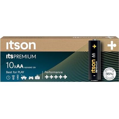 Itspremium Itson Pack de 10 Piles AA 1,5V - Piles Itspremium Itson Pack de 10 Piles AA 1,5V - Piles