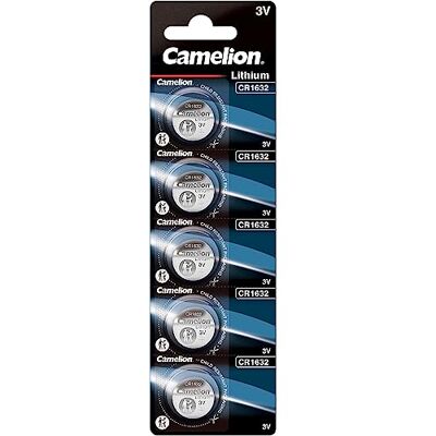 Pile au lithium Camelion CR1632 - 5 pcs Pile au lithium Camelion CR1632 - 5 pcs