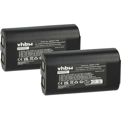 vhbw 2 x batterie remplace Dymo W003688 pour imprimante (650 mAh, 7,4 V, Li-Ion) vhbw 2 x batterie remplace Dymo W003688 pour imprimante (650 mAh, 7,4 V, Li-Ion)