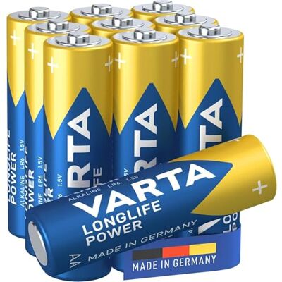 Varta LR6 Pack de 10 Piles AA Alcalines - Piles Varta LR6 Pack de 10 Piles AA Alcalines - Piles