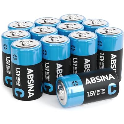 ABSINA Détecteur de fumée alcaline 9 V Durable et étanche Lot de 12 piles 9 V pour détecteurs de fumée et bien plus encore ABSINA Détecteur de fumée alcaline 9 V Durable et étanche Lot de 12 piles 9 V pour détecteurs de fumée et bien plus encore