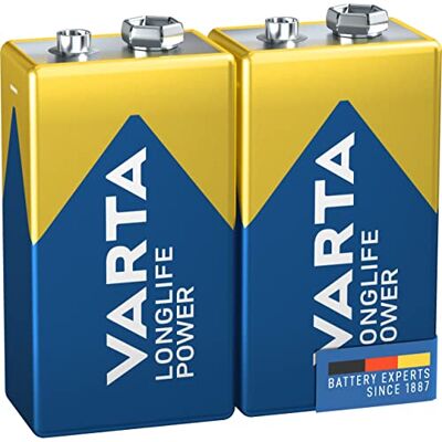 Varta 4922121412 Batterie Longlife Power 9V - Batterie Varta 4922121412 Batterie Longlife Power 9V - Batterie