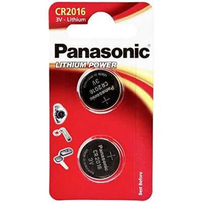 Panasonic CR 2016 pile au lithium 3V (2-pack) Panasonic CR 2016 pile au lithium 3V (2-pack)